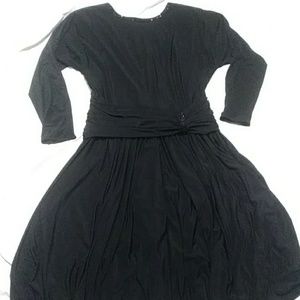 Jennifer Moore black beaded dress size 14